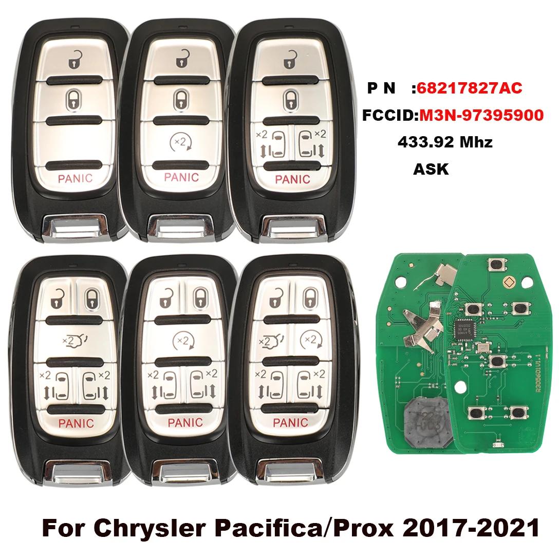 Jingyuqin ASK ũ̽ Pacifica Prox 2017-2021 FCC ID: M3N97395900 P/N:68217827AC  Ĩ, 433.92MHz PCF7953M/Hitag AES/4A